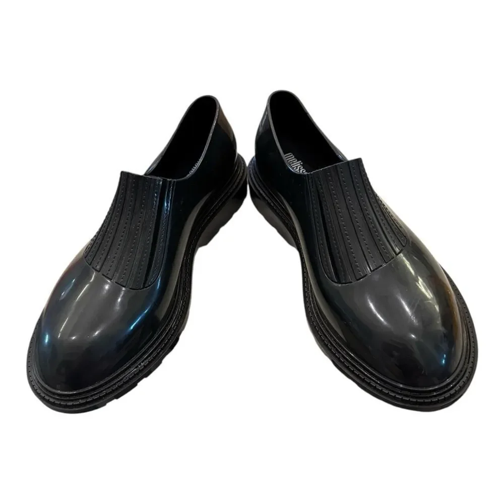 Melissa Preppy Black Slip-On Scented Slip-on Loafers 9